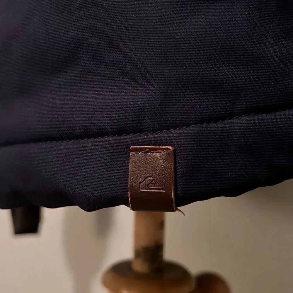 Quiksilver Kid's Navy Blue Dry Flight Technology 18K Hooded Winter Jacket